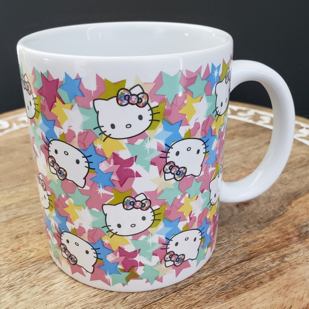 Hello Kitty Stars Coffee Tea Mug NWOT